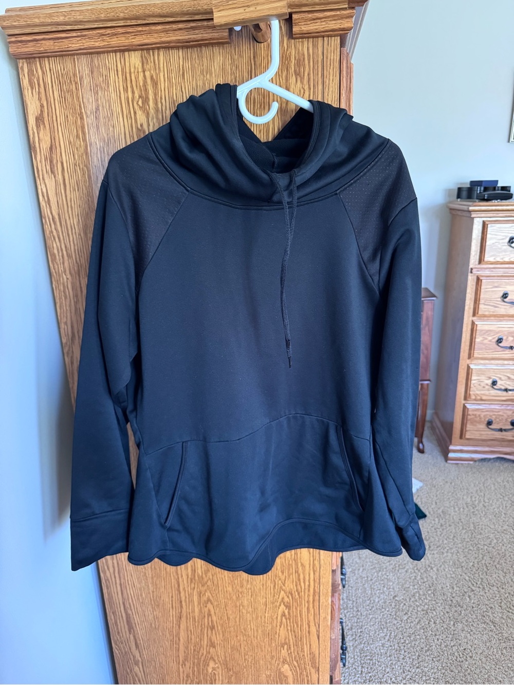 Champion Black Duo Dry Pullover Hoodie